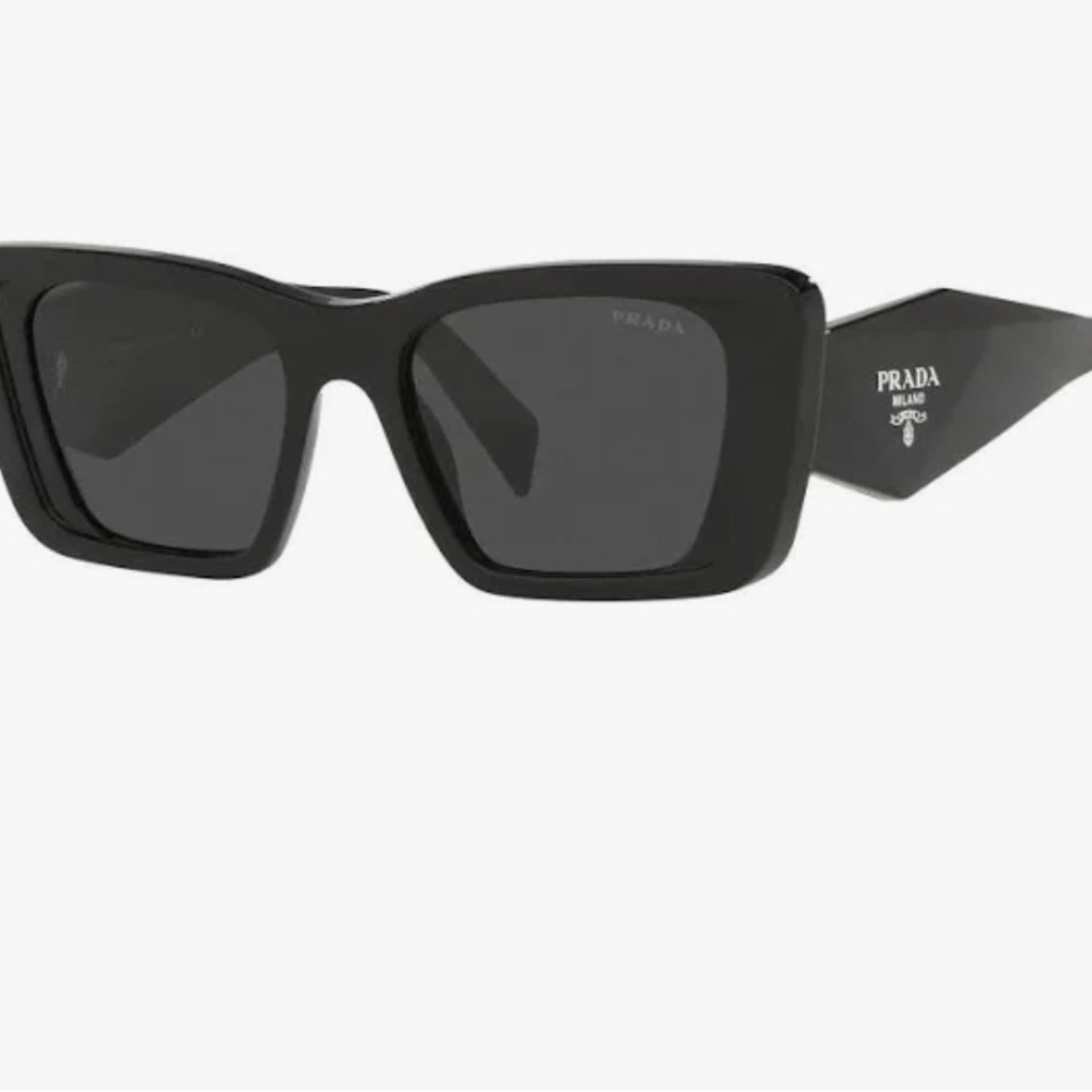 Prada Black Angular Sunglasses